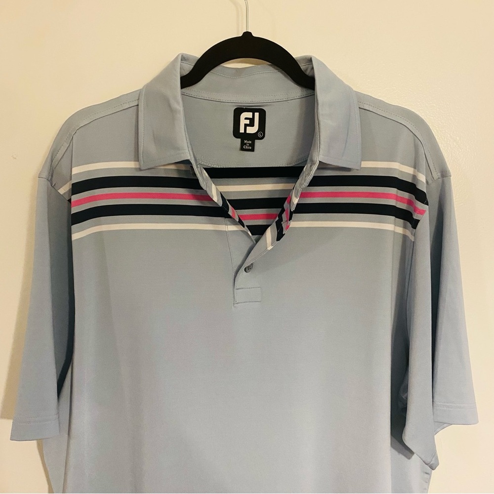 PRICE DROP FootJoy Men's Light Blue Polo Shirt